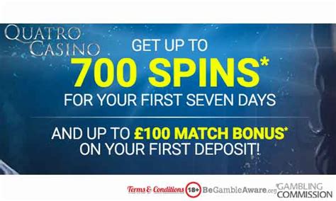 quatro casino bonus|Up to 700 EXTRA Spins and up to £100 match bonus! .